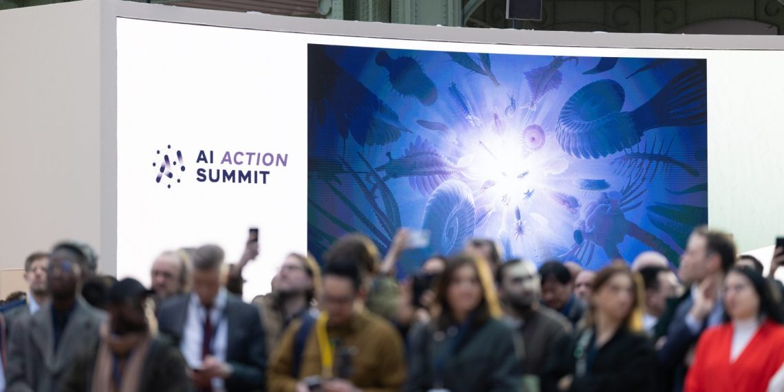 Delegates attend the AI Action Summit in Paris, Feb 10, 2025. (Judith Litvine/MEAE)