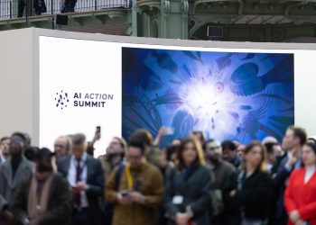 Delegates attend the AI Action Summit in Paris, Feb 10, 2025. (Judith Litvine/MEAE)