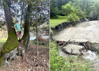 Chelsea, Quebec flood, before and after/photos by Alice Irene Whittaker