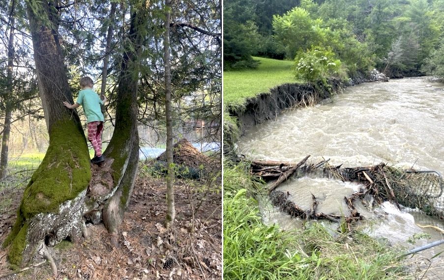 Chelsea, Quebec flood, before and after/photos by Alice Irene Whittaker