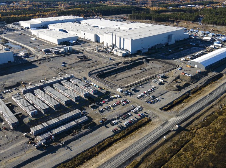 Northvolt plant in Sweden, Spisen/wikimedia commons