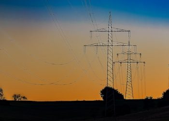 power pylons sunrise grid